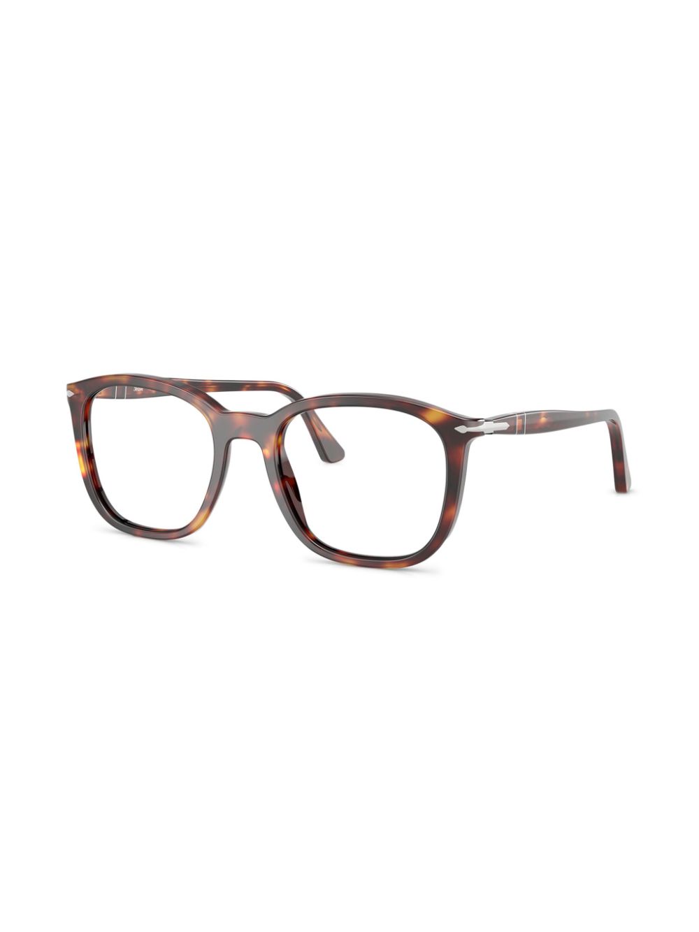 Persol Bril met vierkant montuur - Bruin