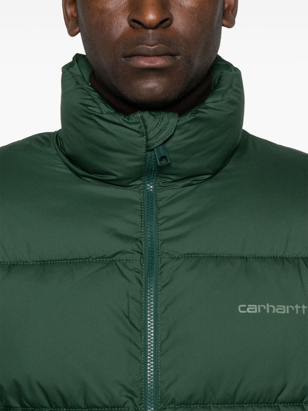 Shop Carhartt Springfield Puffer Jacket In Green