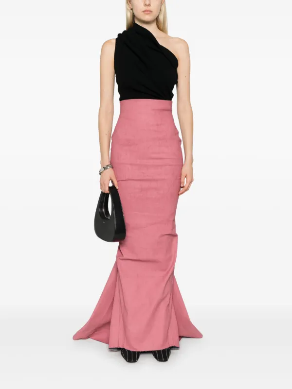 【Rick Owens】Coda マキシスカート Rick Owens Coda Maxi Skirt | Pink | FARFETCH