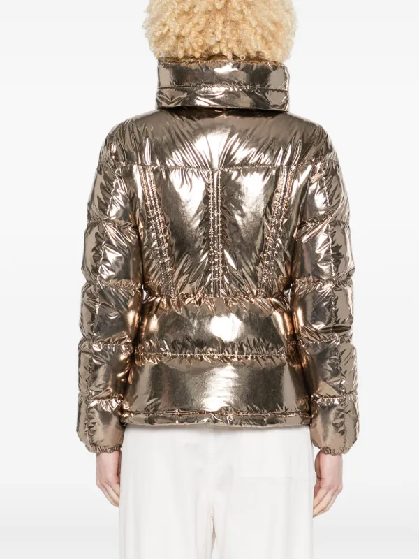 Moncler Douros Puffer Jacket Gold FARFETCH HK