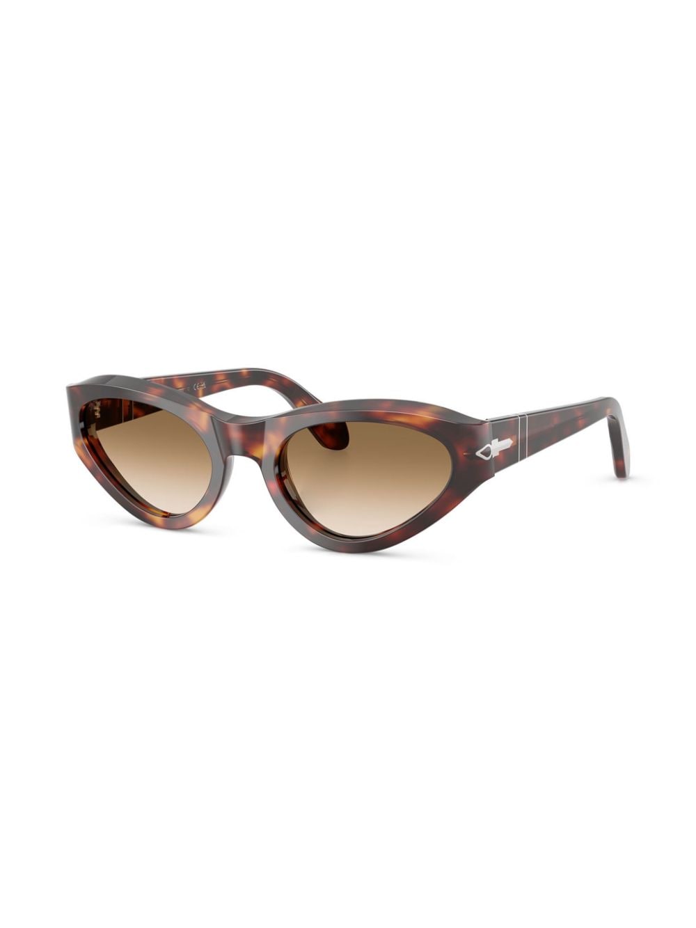 Persol Zonnebril met cat-eye montuur - Bruin