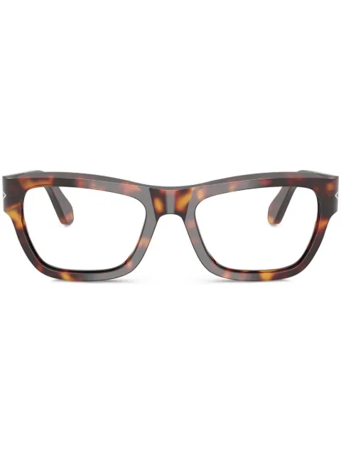 Persol lentes con armazón cuadrada estilo carey