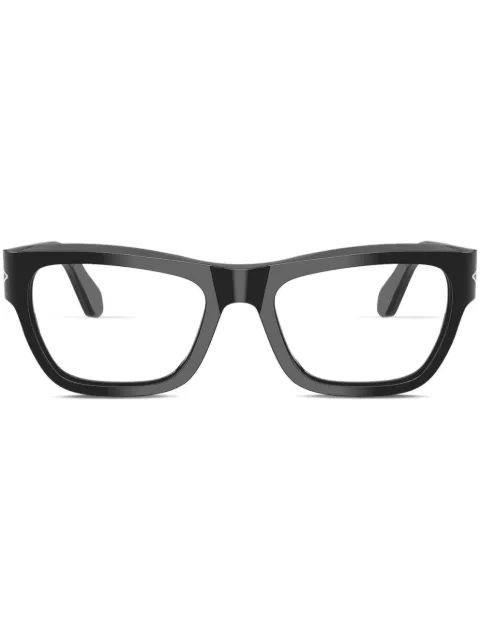 Persol Polierte eckige Brille