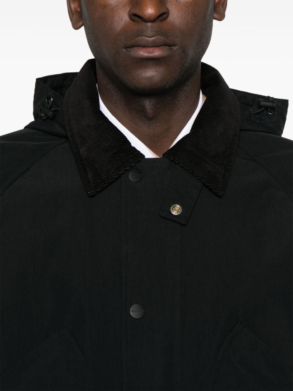 Shop Carhartt Clarton Jacket In Black