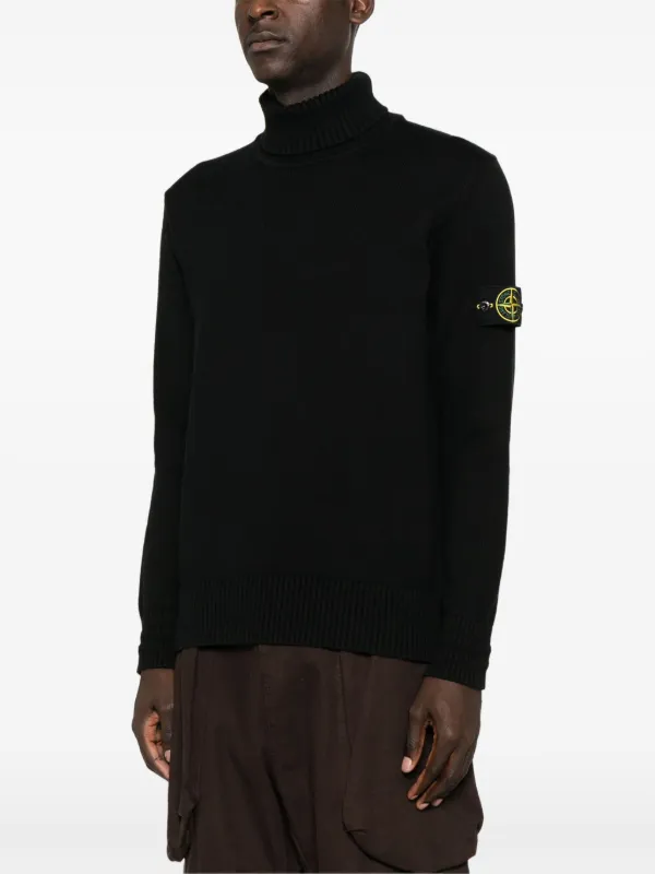 Stone Island コンパスバッジ セーター | ブラック | FARFETCH JP