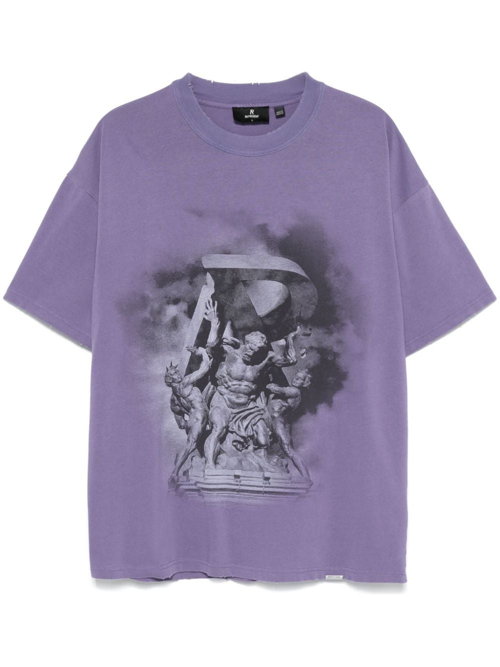 Shop Represent Atlas T-shirt In Purple