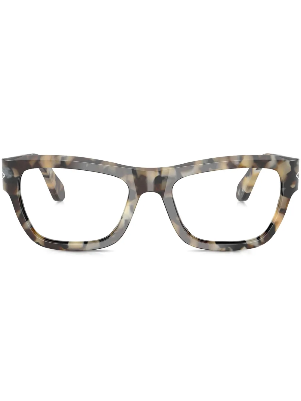 Persol tortoiseshell-effect square glasses | Brown | Image 1