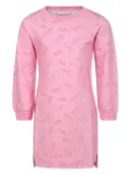 Monnalisa x Barbie logo sweatshirt dress - Pink