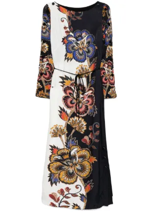 FARM Rio フローラル ドレス | ブルー | FARFETCH JP