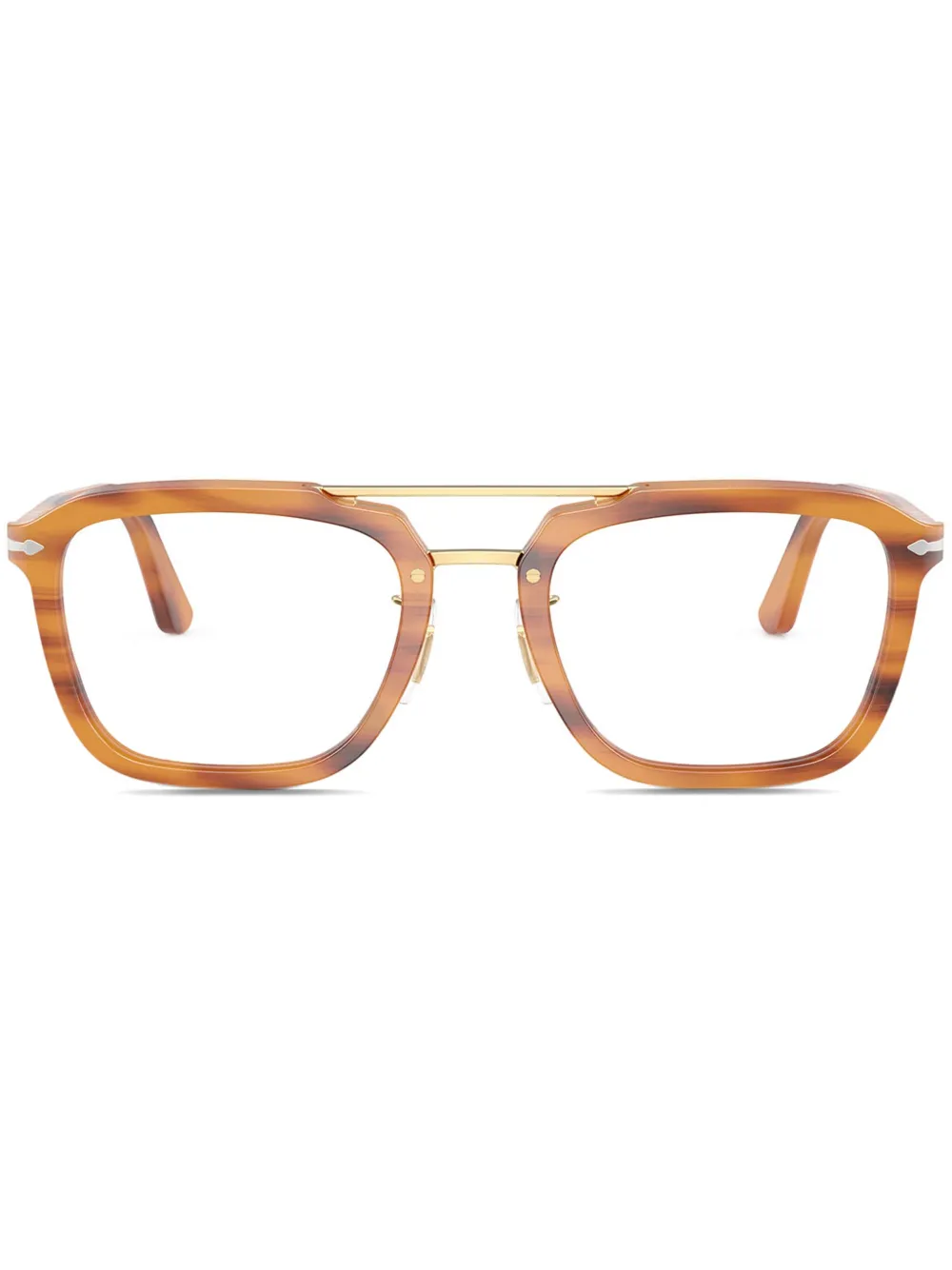 Persol pilot-frame glasses | Brown | Image 1