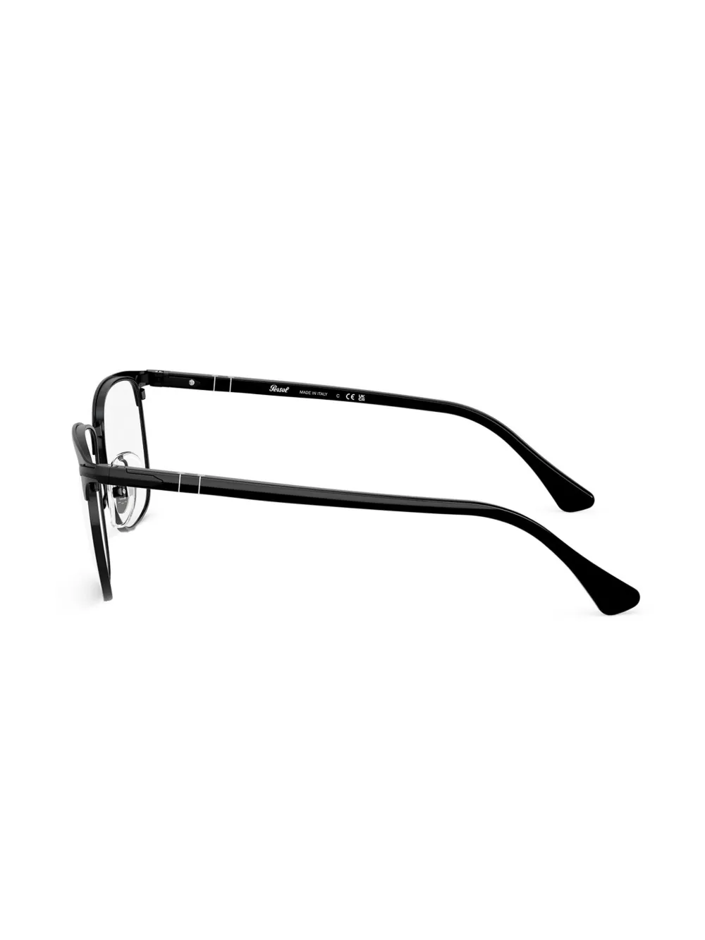 Persol Bril met vierkant montuur Zwart