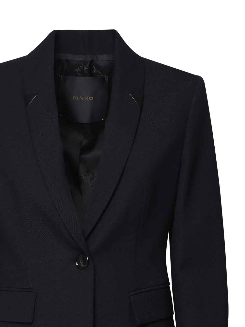 PINKO Blazer met enkele rij knopen Zwart