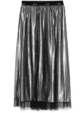 LIU JO tulle midi skirt - Grey