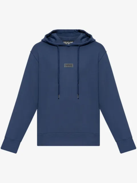 Versace Jeans Couture logo-plaque hoodie