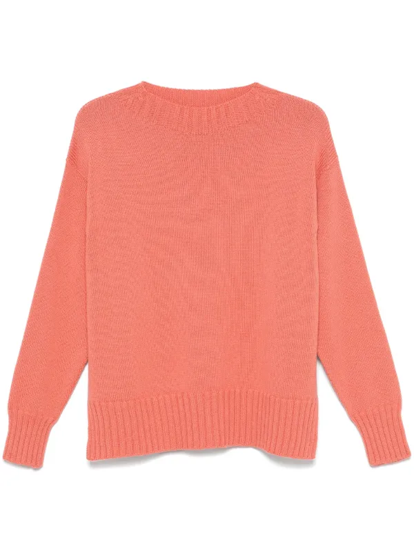 Drumohr Merino Wool Sweater in Orange