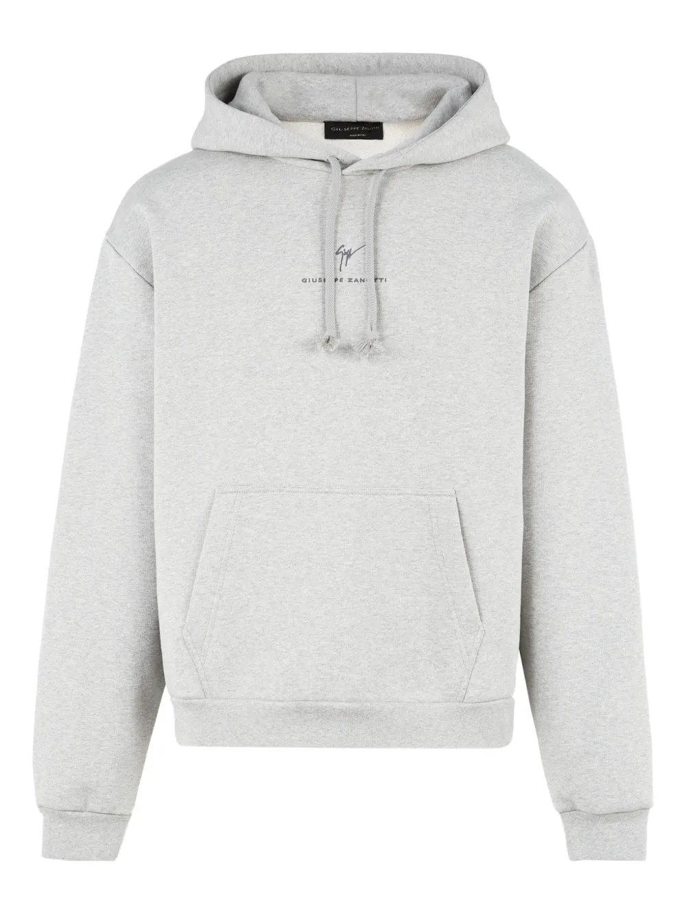 Giuseppe Zanotti logo-embroidered hoodie | Grey | Image 1