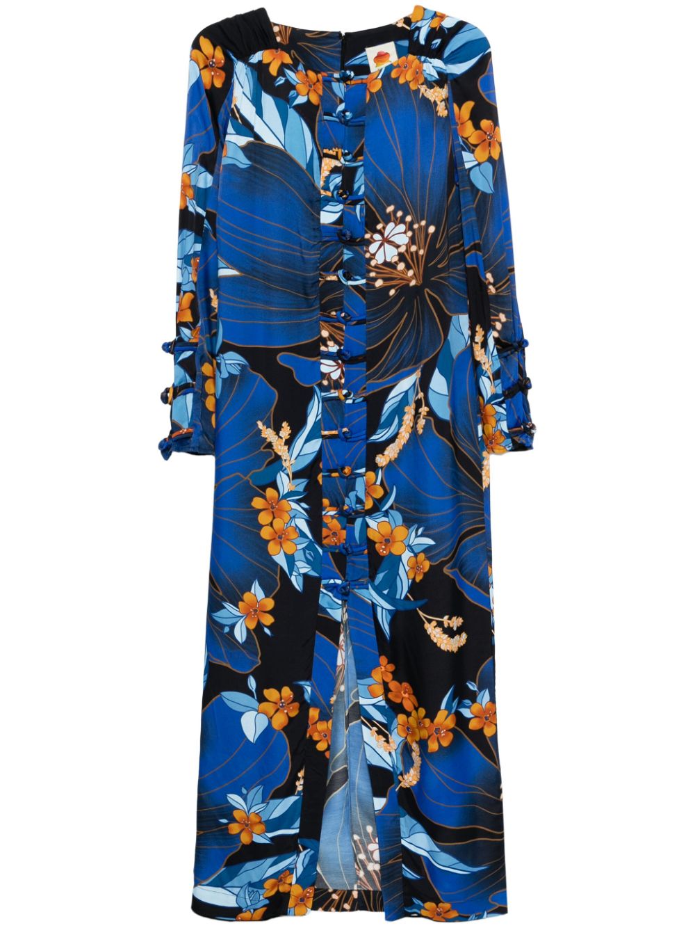 FARM Rio Pietra midi dress - Blue