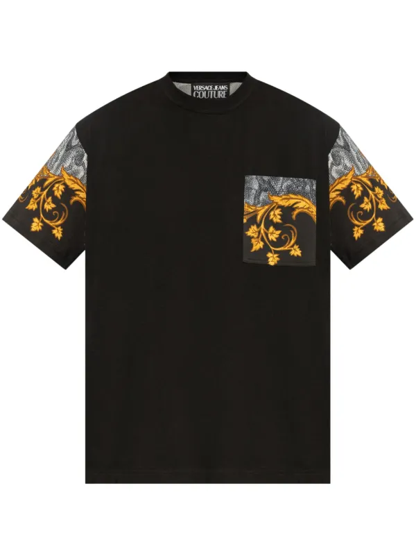 Versace Jeans Couture バロッコ Tシャツ | ブラック | FARFETCH JP