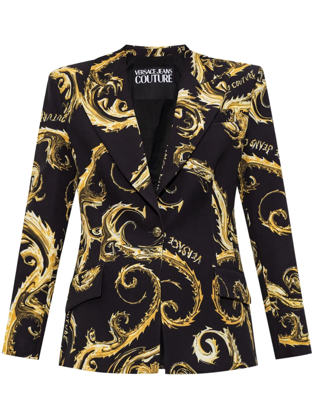 Versace Jeans Couture Barocco-print blazer Women