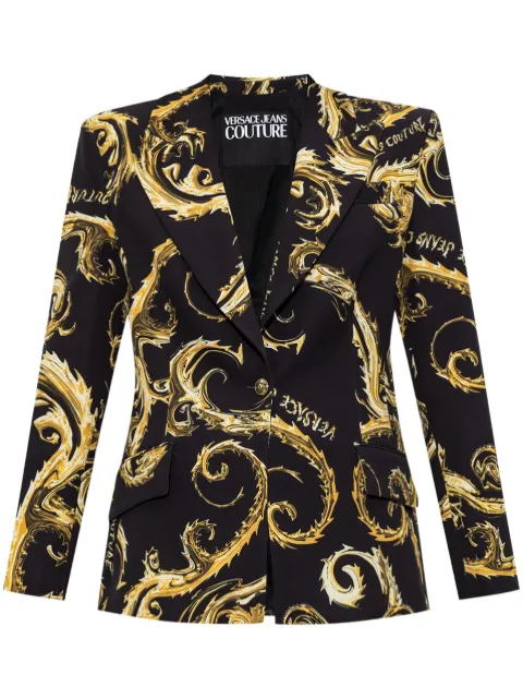 Versace Jeans Couture blazer con estampado Barocco