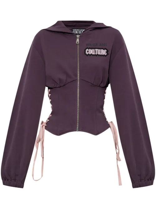 Hoodie à design de corset - Versace Jeans Couture - Modalova