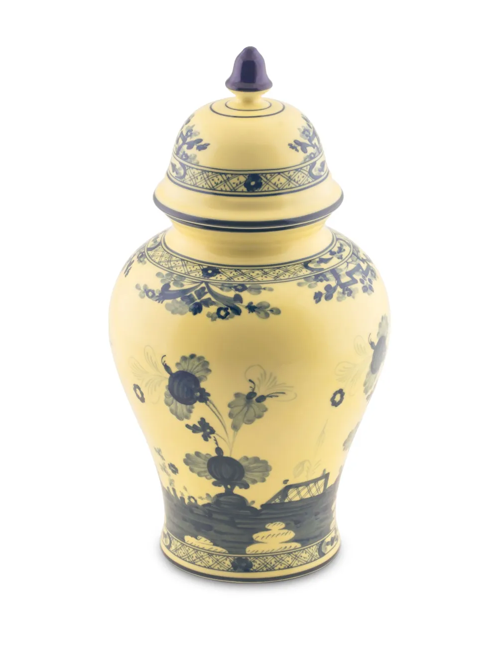  Ginori 1735 Oriente Italiano Vase (31cm) - Yellow 