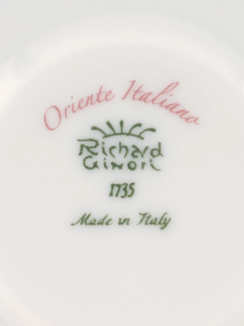 Ginori 1735 Oriente Italiano Antico Doccia Coffee Saucer In Pink