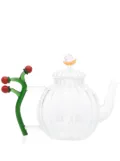 Ichendorf Milano Optic Tomatoes and Snail teapot (22cm x 19cm) - White