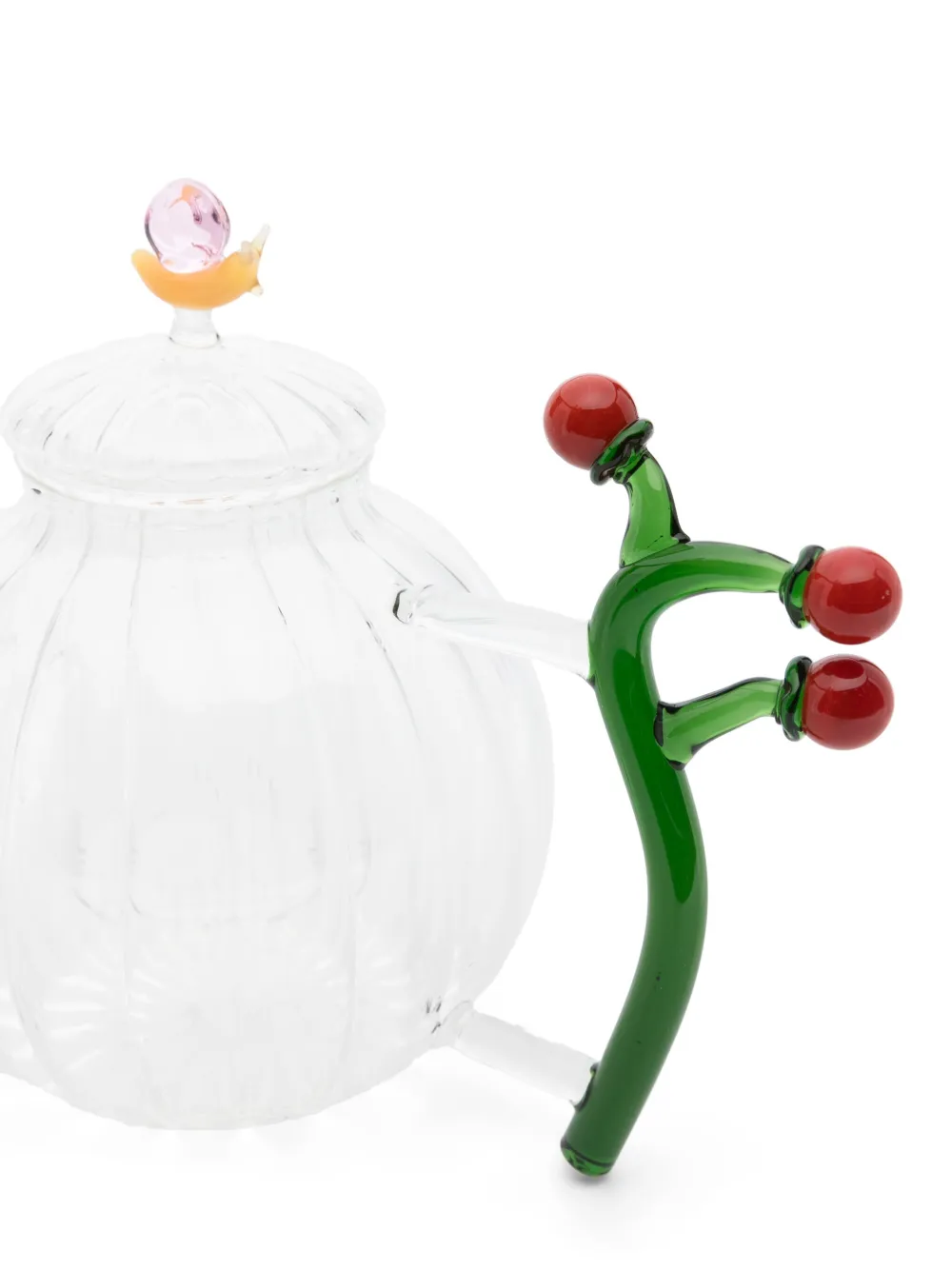 Ichendorf Milano Optic Tomatoes And Snail Teapot (22cm X 19cm) In White