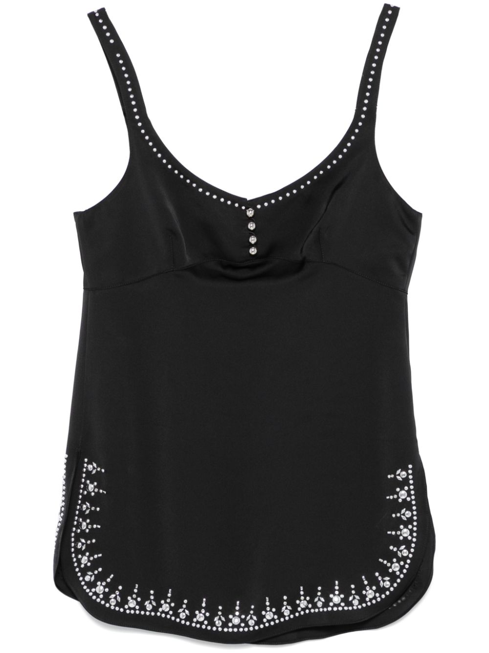 Rabanne Top met studs Zwart