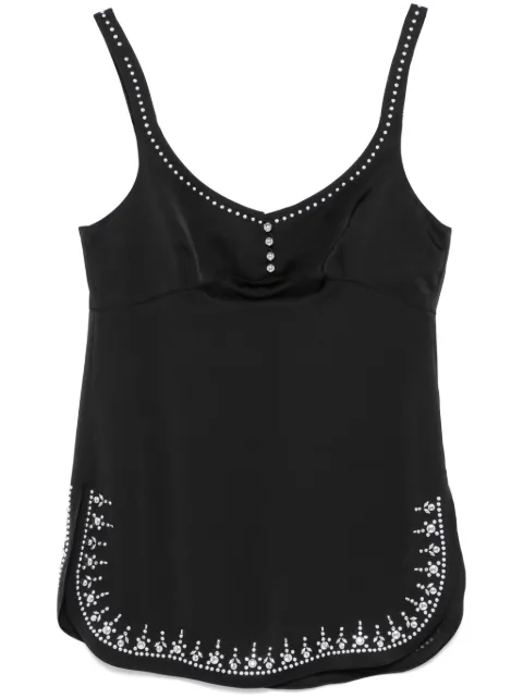 Rabanne top con apliques