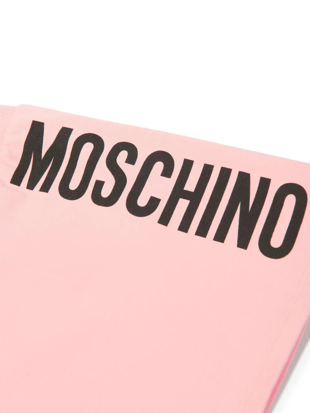 Moschino Kids Mini-rok met logoprint Roze
