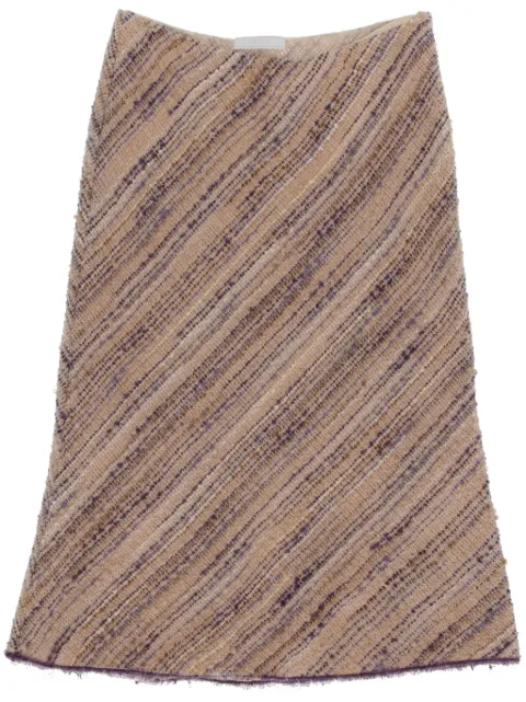 Prada Pre-Owned falda de bouclé 2000