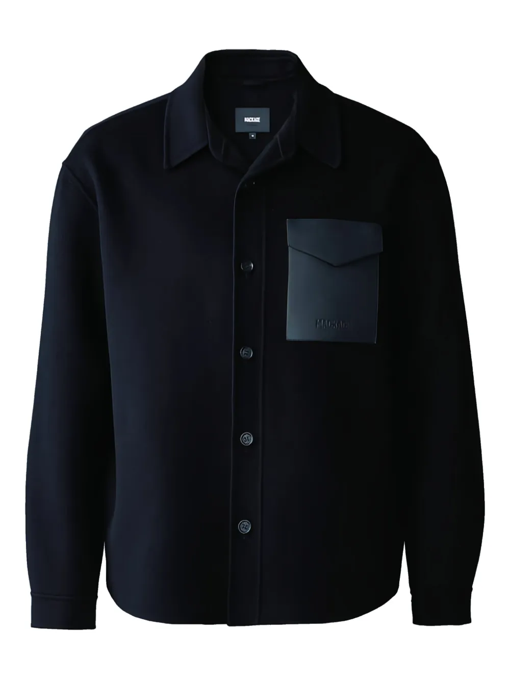 Mackage patch pocket shirt - Zwart