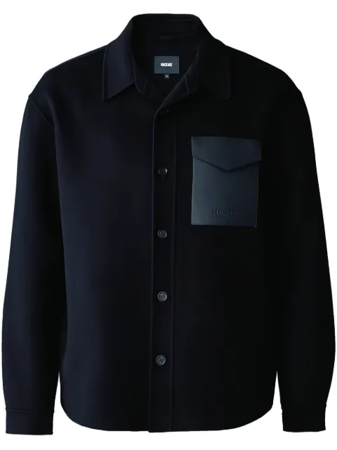Mackage patch pocket shirt 