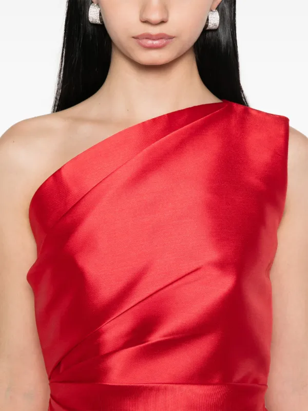 Solace London Nori Mini Dress | Red | FARFETCH