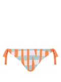 Moschino logo-print bikini bottom - Orange
