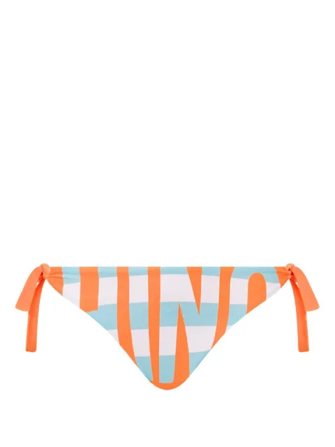Moschino bikini bottom con logo estampado