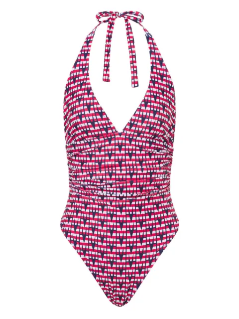 Moschino geometric print swimsuit