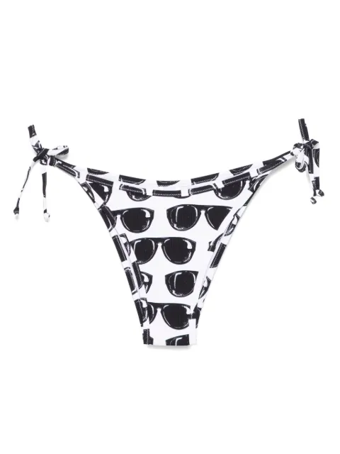 Moschino sunglasses-print bikini bottoms