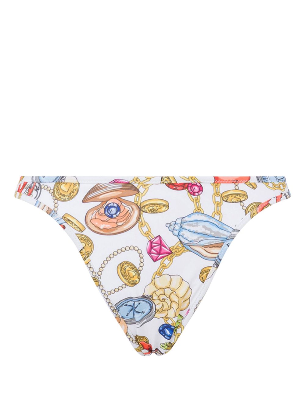 shell print bikini bottom