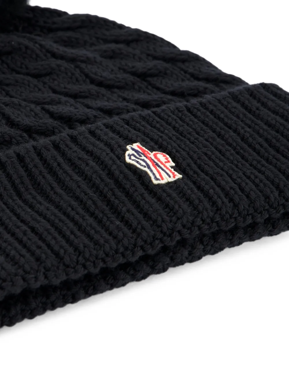 Moncler Grenoble Wollen muts Zwart