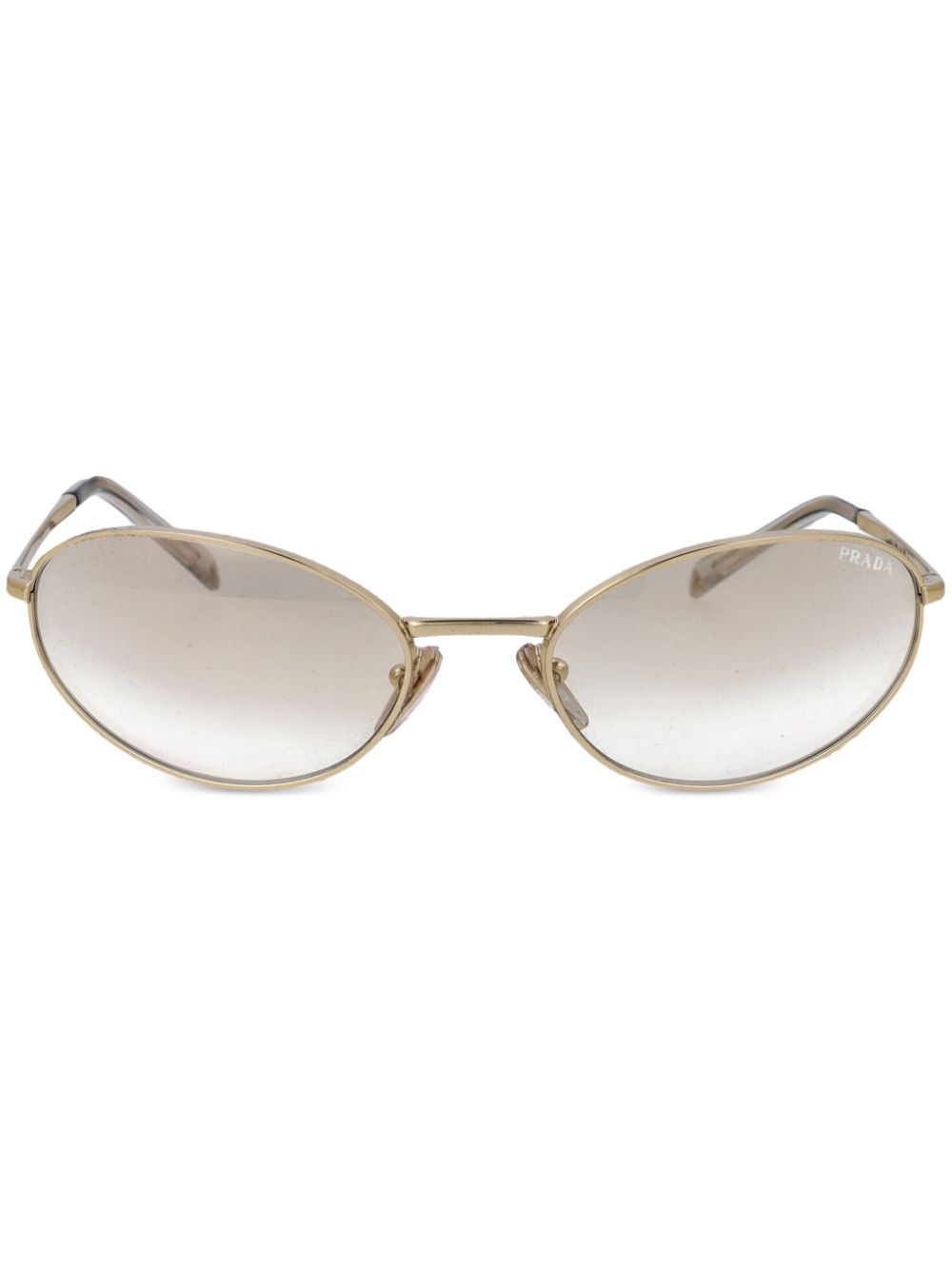 Prada Eyewear oval-frame sunglasses - Gold