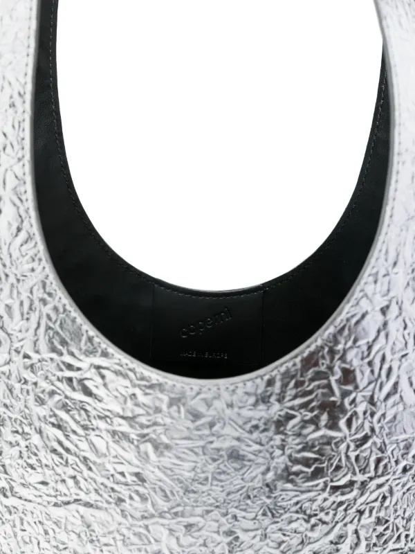 【COPERNI】シルバー◆スターシェイプ◆ロゴ入り トートバッグ Foil Star Tote Bag – Coperni
