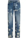 Karl Lagerfeld Jeans bleached traight-leg jeans - Blue