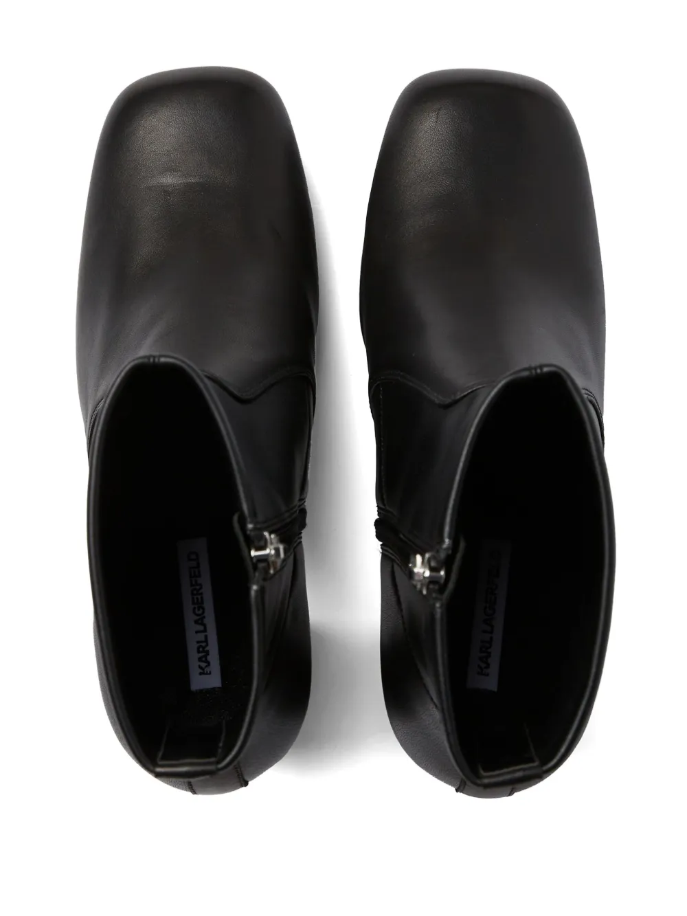 Karl Lagerfeld Jeans 110 mm Daphne enkellaarzen Zwart
