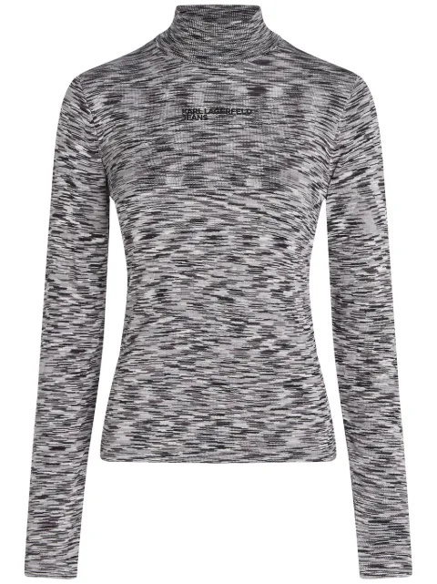 Karl Lagerfeld Jeans mock-neck sweater