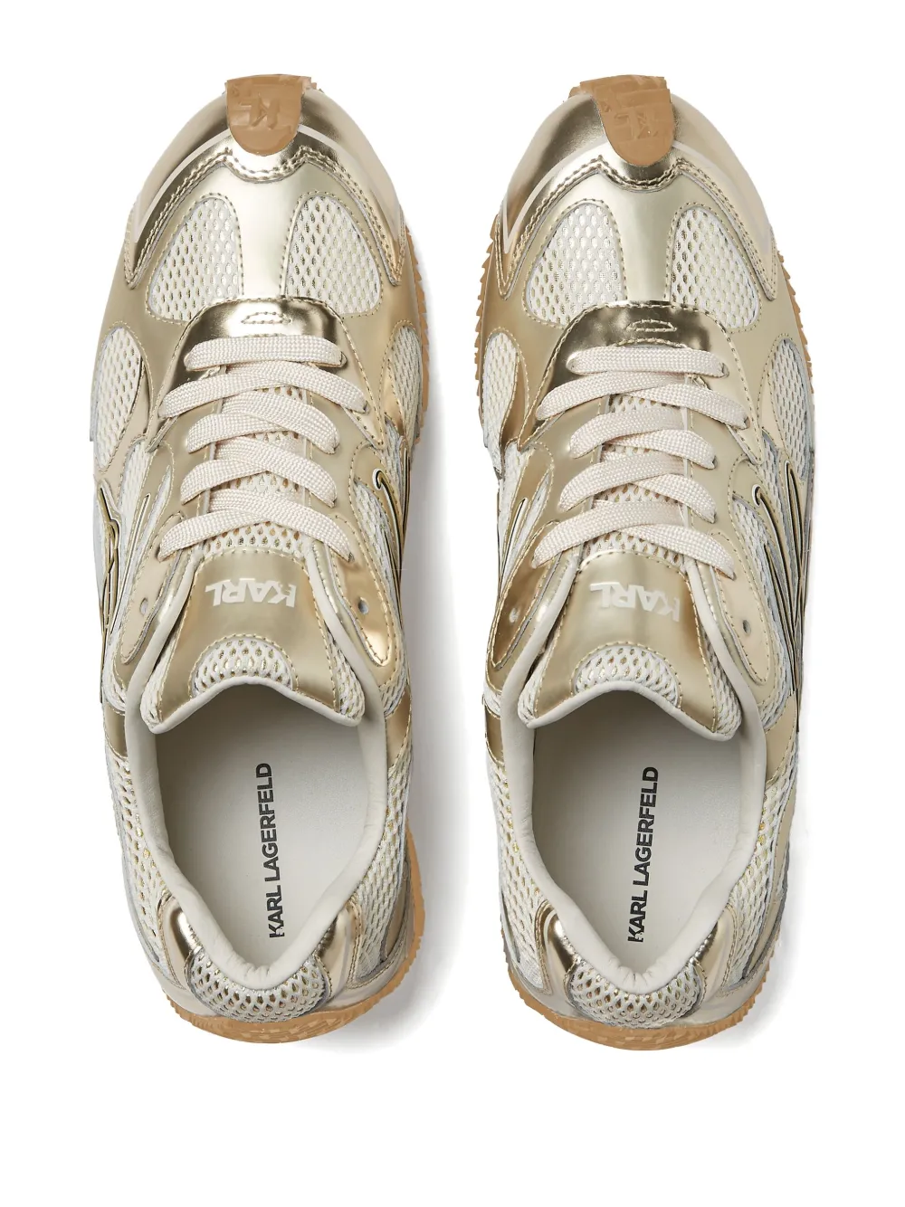 Karl Lagerfeld Velocette trainers Gold