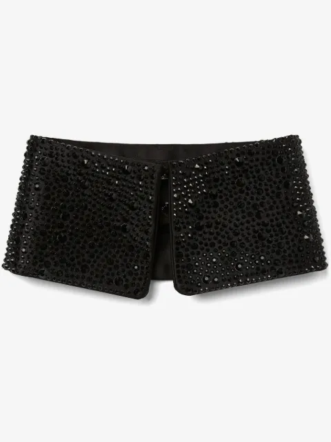 Karl Lagerfeld rhinestone collar
