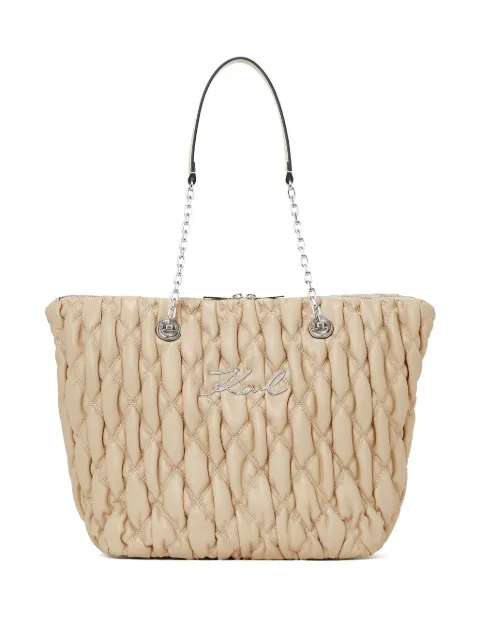 Karl Lagerfeld Signature Kuilt tote bag
